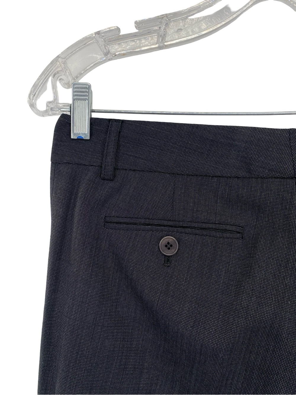 Theory Stretch Wool Straight Full-Length Trousers Dress Pants Size 6 - Picture 4 of 6